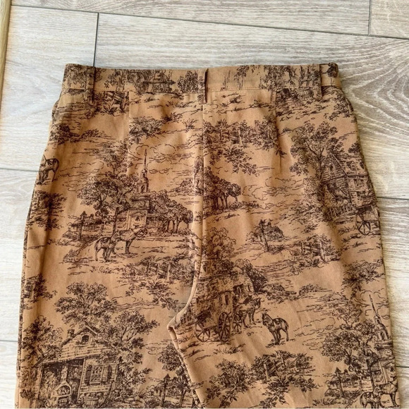 Jones New York Sport Vintage  Countryside Pattern Stretch Trouser Pants - Picture 11 of 13